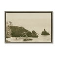 thumbnail image 1 of Stupell Industries Passing Through Cove Coastal Photography Brown Floater Framed Canvas Art Print Wall Art, 31 x 21, 1 of 2