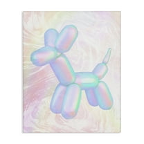 Stupell Industries Pastel Balloon Animal Abstract Painting Wrapped Canvas Art Print Wall Art, 16 x 20