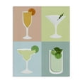 thumbnail image 1 of Stupell Industries Pastel Bar Cocktails Food & Beverage Painting Wrapped Canvas Art Print Wall Art, 24 x 30, 1 of 8