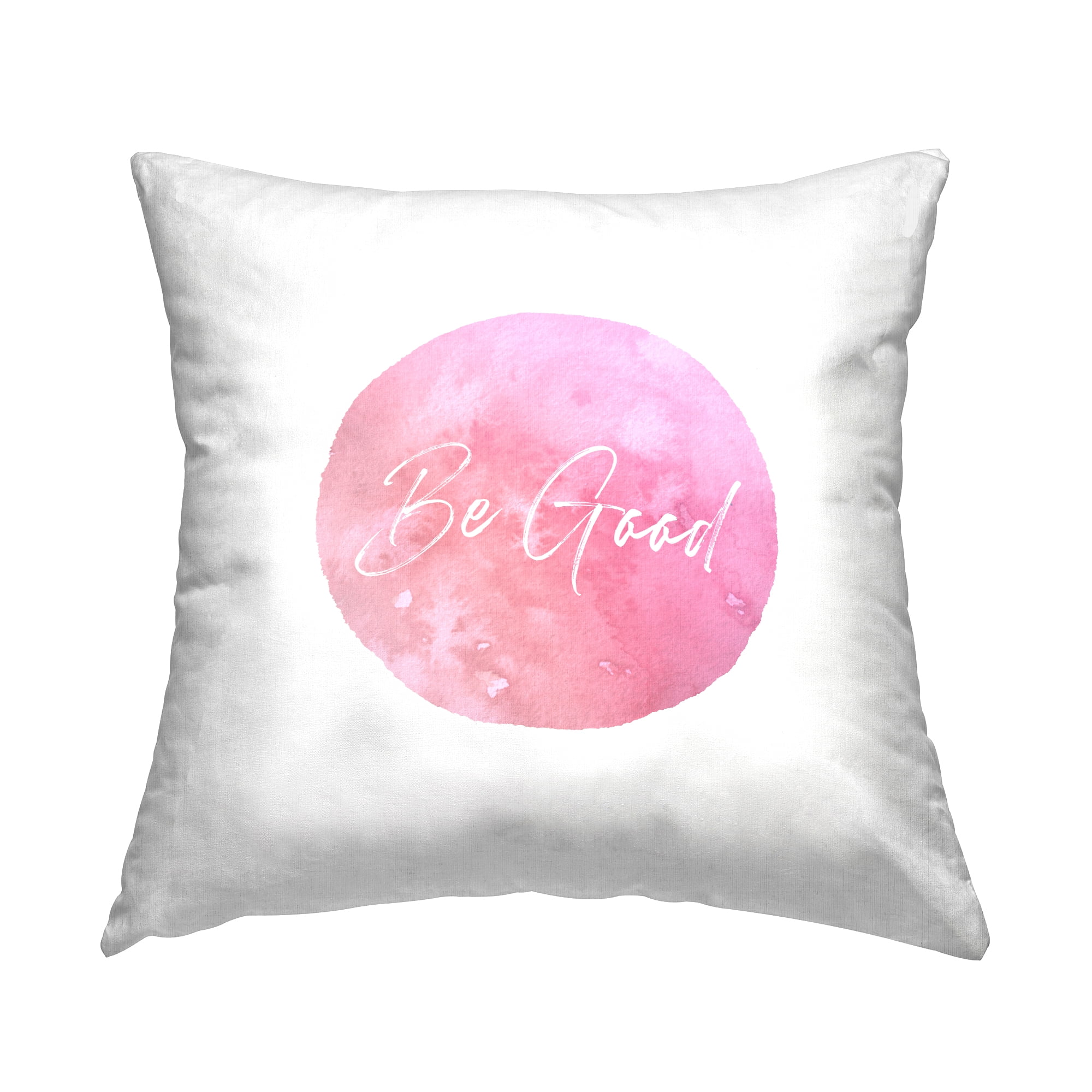 Stupell Industries Pastel Be Good Phrase Decorative Printed Throw Pillow, 18 x 18