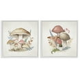 thumbnail image 1 of Stupell Industries Pastel Blooming Mushrooms Cottage Painting White Framed Art Print Wall Art, 12 x 12, Set of 2, 1 of 8