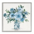 thumbnail image 1 of Stupell Industries Farmhouse Pastel Blue Bouquet Foliage Gray Framed Giclee Art, 12 x 12, by Carol Robinson, 1 of 8