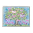 thumbnail image 1 of Stupell Industries Pastel Butterfly And Trees, 24 x 30,Design by Reesa Qualia, 1 of 5