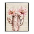 thumbnail image 1 of Stupell Industries Bohemian Pastel Cactus with Blooms Black Framed Giclee Art, 11 x 14, by Lettered and Lined, 1 of 8