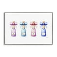 thumbnail image 1 of Stupell Industries Pastel Champagne Bottles Food & Beverage Painting Gray Framed Art Print Wall Art, 24 x 16, 1 of 2