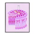 thumbnail image 1 of Stupell Industries Eclectic Pastel Cherry Layered Cake Black Framed Giclee Art, 11 x 14, by Ziwei Li, 1 of 8