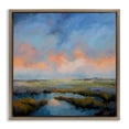thumbnail image 1 of Stupell Industries Farmhouse Pastel Cloud Reflection Brown Floating Frame Canvas Art, 18 x 18, by Odile, 1 of 8