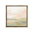 thumbnail image 1 of Stupell Industries Pastel Clouds Horizon Abstract Painting Brown Floater Framed Canvas Art Print Wall Art, 25 x 25, 1 of 10