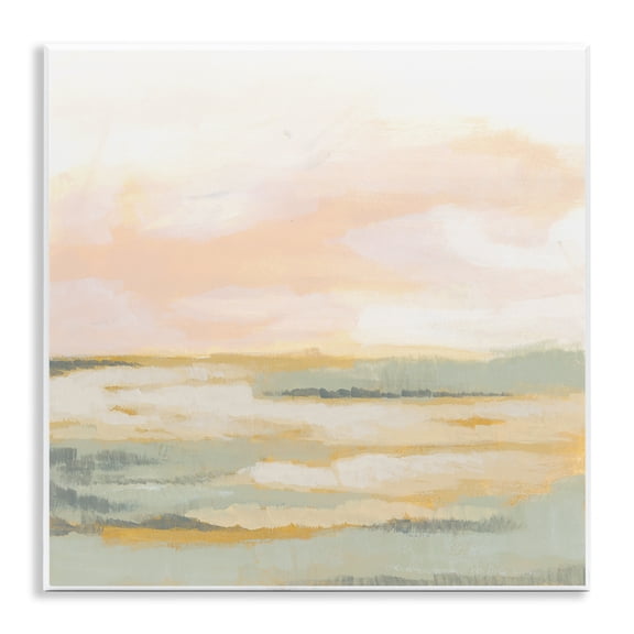Stupell Industries Contemporary Pastel Clouds Landscape Wall Plaque Art, 12 x 12, by June Erica Vess