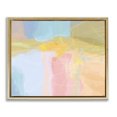 thumbnail image 1 of Stupell Industries Pastel Collaged Pattern Abstract Painting Gold Floater Framed Canvas Art Print Wall Art, 21 x 17, 1 of 10