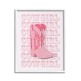 thumbnail image 1 of Stupell Industries Pastel Cowgirl Boots Beauty & Fashion Painting White Framed Art Print Wall Art, 24 x 30, 1 of 9