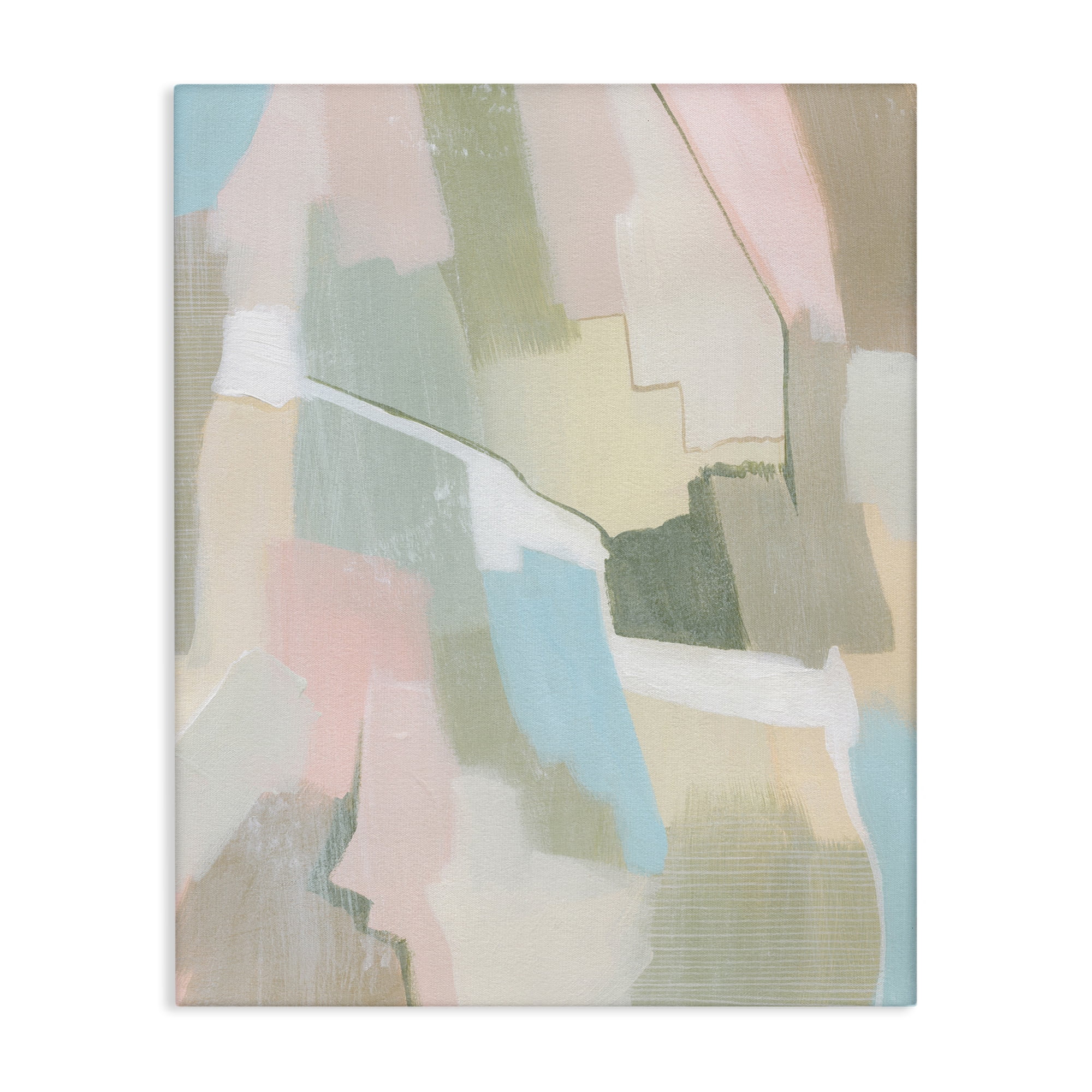 Stupell Industries Pastel Desert Abstract Abstract Painting Wrapped Canvas Art Print Wall Art, 16 x 20
