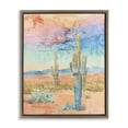 thumbnail image 1 of Stupell Industries Pastel Desert Sky Landscape & Nature Painting Brown Floater Framed Canvas Art Print Wall Art, 25 x 31, 1 of 10