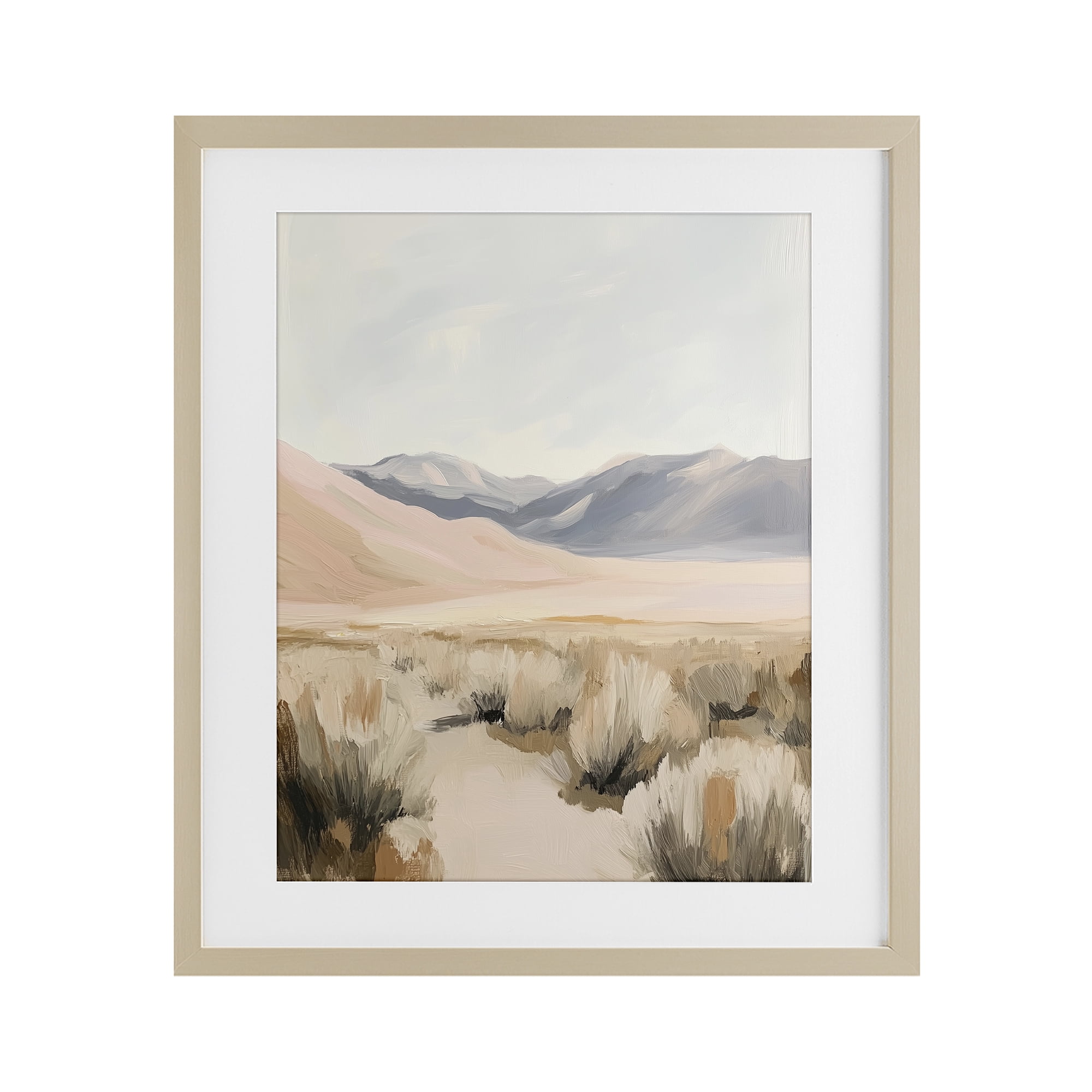 Stupell Industries Pastel Desert Solitude Birch Framed Print Under Glass, design by Heidi Kuntz