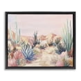thumbnail image 1 of Stupell Industries Pastel Desert Wonderland Black Framed Floater Canvas Wall Art design by Ramona Murdock, 17 x 21, 1 of 9