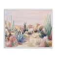 thumbnail image 1 of Stupell Industries Bohemian Pastel Desert Wonderland White Framed Giclee Art, 14 x 11, by Ramona Murdock, 1 of 7