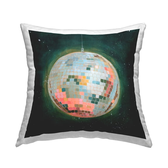 Stupell Industries Pastel Disco Ball Decorative Printed Throw Pillow Design by Grace Popp .