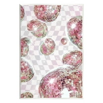 Stupell Industries Pastel Disco Ball Pattern Abstract Painting Unframed Art Print Wall Art, 10 x 15