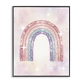 thumbnail image 1 of Stupell Industries Eclectic Pastel Disco Rainbow Sparkles Black Framed Giclee Art, 24 x 30, by Lil' Rue, 1 of 8