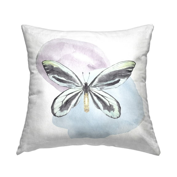 Stupell Industries Pastel Dragonfly Shapes Decorative Printed Throw Pillow Design by Kim Allen