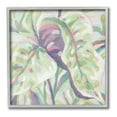 thumbnail image 1 of Stupell Industries Pastel Drooping Leaves Botanical & Floral Painting Gray Framed Art Print Wall Art, 24 x 24, 1 of 9