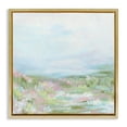 thumbnail image 1 of Stupell Industries Pastel Flower Field Landscape & Nature Painting Gold Floater Framed Canvas Art Print Wall Art, 25 x 25, 1 of 10