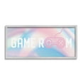 thumbnail image 1 of Stupell Industries Pastel Game Room Typography Painting Gray Framed Art Print Wall Art, 30 x 13, 1 of 9