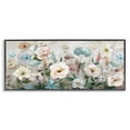 thumbnail image 1 of Stupell Industries Contemporary Pastel Garden of Peonies Black Framed Giclee Art, 30 x 13, by Nan, 1 of 8