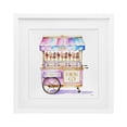 thumbnail image 1 of Stupell Industries Pastel Glam Ice Cream White Framed Print Under Glass design by Amanda Greenwood, 13 x 13, 1 of 10