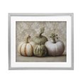 thumbnail image 1 of Stupell Industries Victorian Pastel Gourds on Vintage Pattern Gray Framed Print Under Glass, 16 x 13, by Arlington Prints, 1 of 8