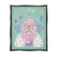 thumbnail image 1 of Stupell Industries Pastel Holiday Snowy Architecture Graphic Art Luster Gray Floating Framed Canvas Print Wall Art, Design by Melissa Wang, 1 of 8