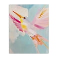 thumbnail image 1 of Stupell Industries Modern Pastel Hummingbird Soaring Canvas Art, 30 x 40, by The Prints Vibe, 1 of 8