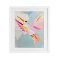 thumbnail image 1 of Stupell Industries Modern Pastel Hummingbird Soaring White Framed Print Under Glass, 17 x 21, by The Prints Vibe, 1 of 8