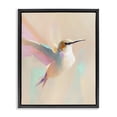 thumbnail image 1 of Stupell Industries Contemporary Pastel Hummingbird in Flight Black Floating Frame Canvas Art, 17 x 21, by The Prints Vibe, 1 of 8