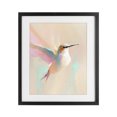 thumbnail image 1 of Stupell Industries Contemporary Pastel Hummingbird in Flight Black Framed Print Under Glass, 13 x 16, by The Prints Vibe, 1 of 8
