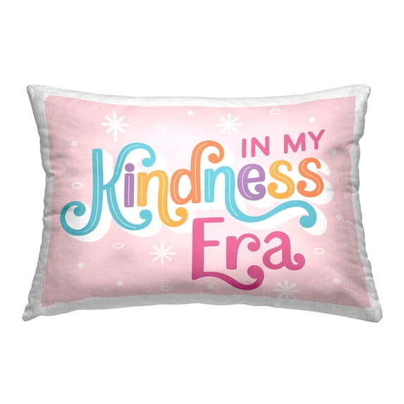 Stupell Industries Pastel Kindness Era Decorative Printed Throw Pillow Design by Jalynn Heerdt.