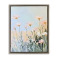 thumbnail image 1 of Stupell Industries Cottage Pastel Meadow Daisies at Dawn Brown Floating Frame Canvas Art, 25 x 31, by The Prints Vibe, 1 of 8