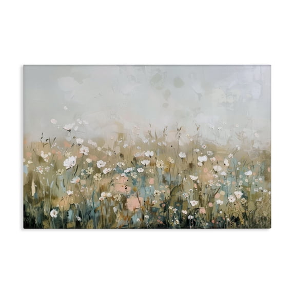 Stupell Industries Traditional Pastel Meadow Wildflowers Canvas Art, 30 x 20, by Elara Yasna