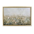 thumbnail image 1 of Stupell Industries Pastel Meadow Wildflowers Gold Framed Floater Canvas Wall Art design by Elara Yasna, 21 x 31, 1 of 9