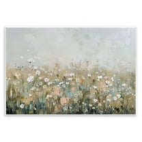 Stupell Industries Pastel Meadow Wildflowers Wall Plaque Art design by Elara Yasna, 10 x 15
