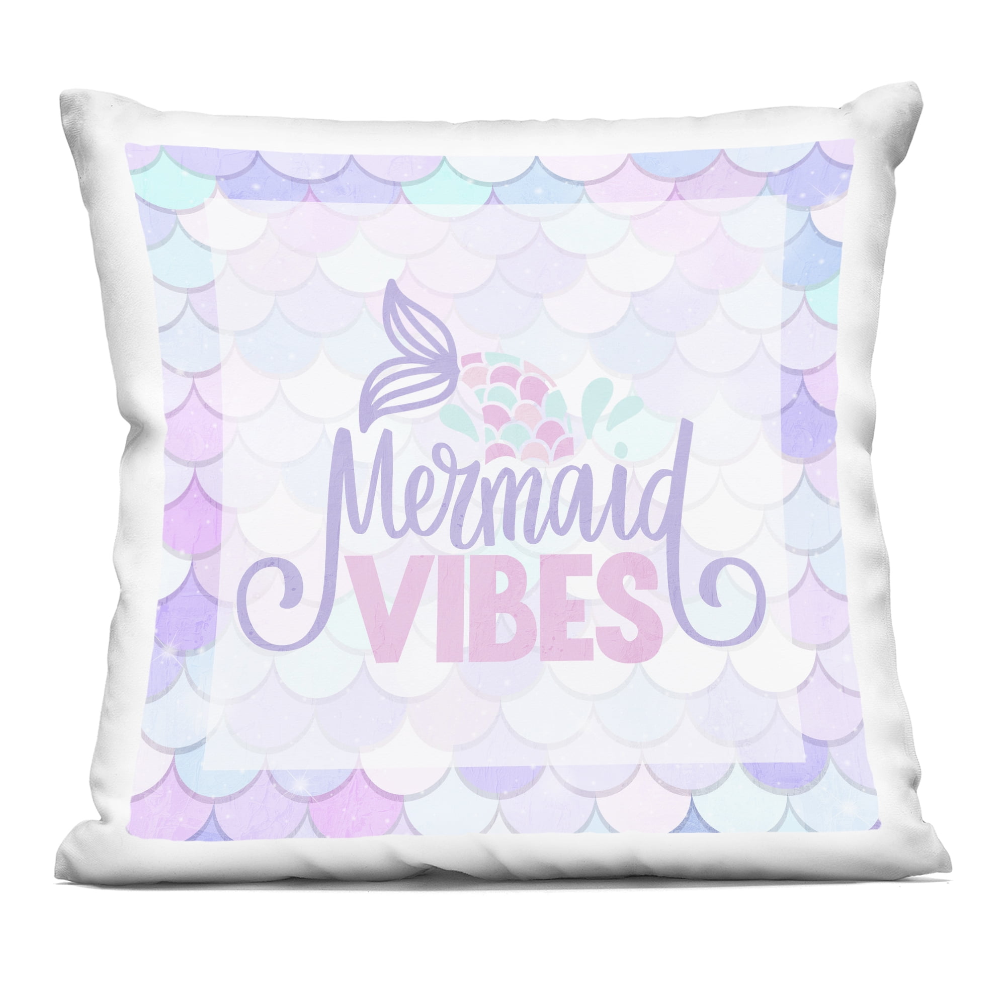 Stupell Industries Pastel Mermaid Vibes Decorative Printed Throw Pillow, design by Kim Allen