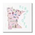 thumbnail image 1 of Stupell Industries Pastel Minnesota Sights Landmarks Travel & Places Painting Gallery Wrapped Canvas Print Wall Art, 1 of 5