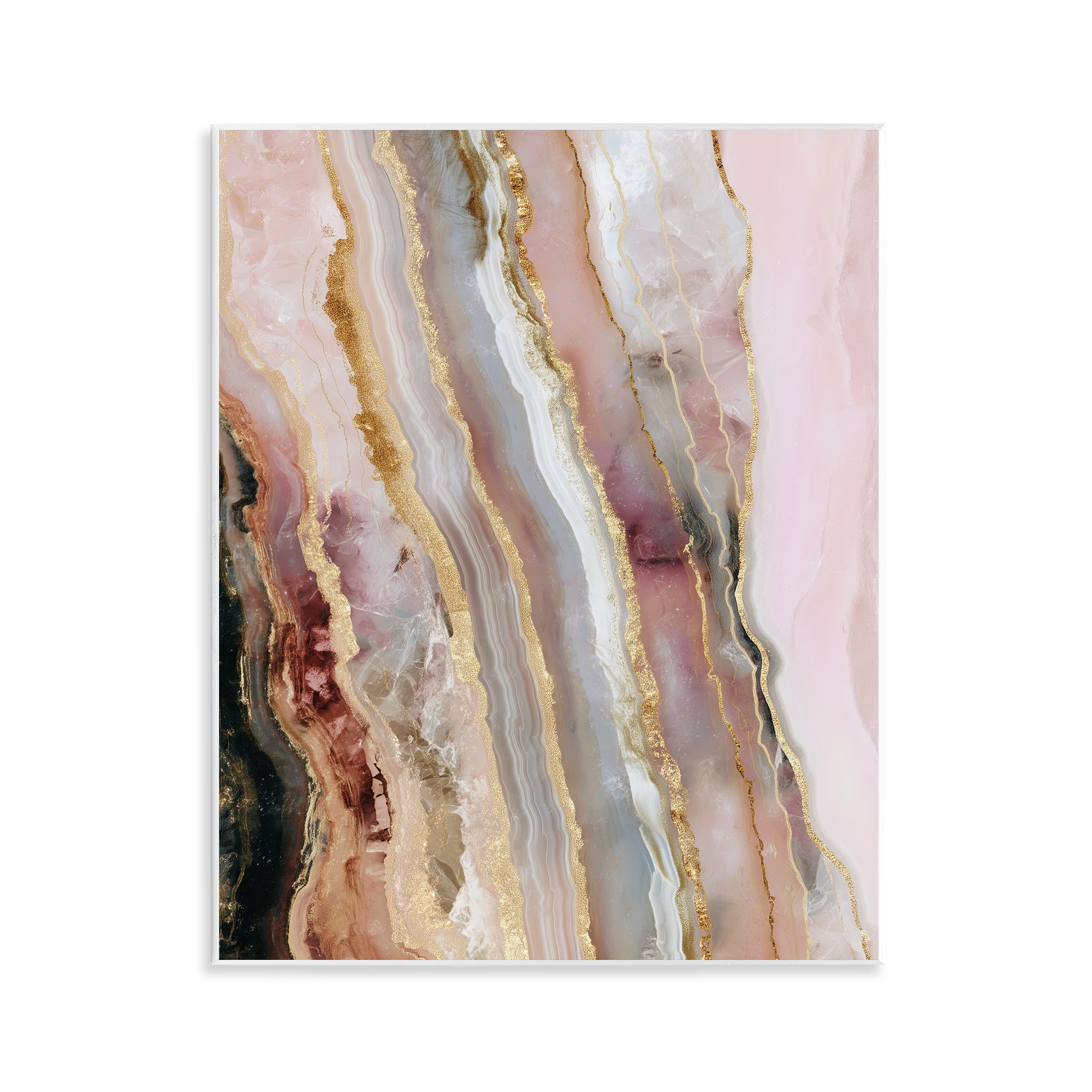 Stupell Industries Pastel Misty Gem Geode Wall Plaque Art, design by Svetlana Aleynikova