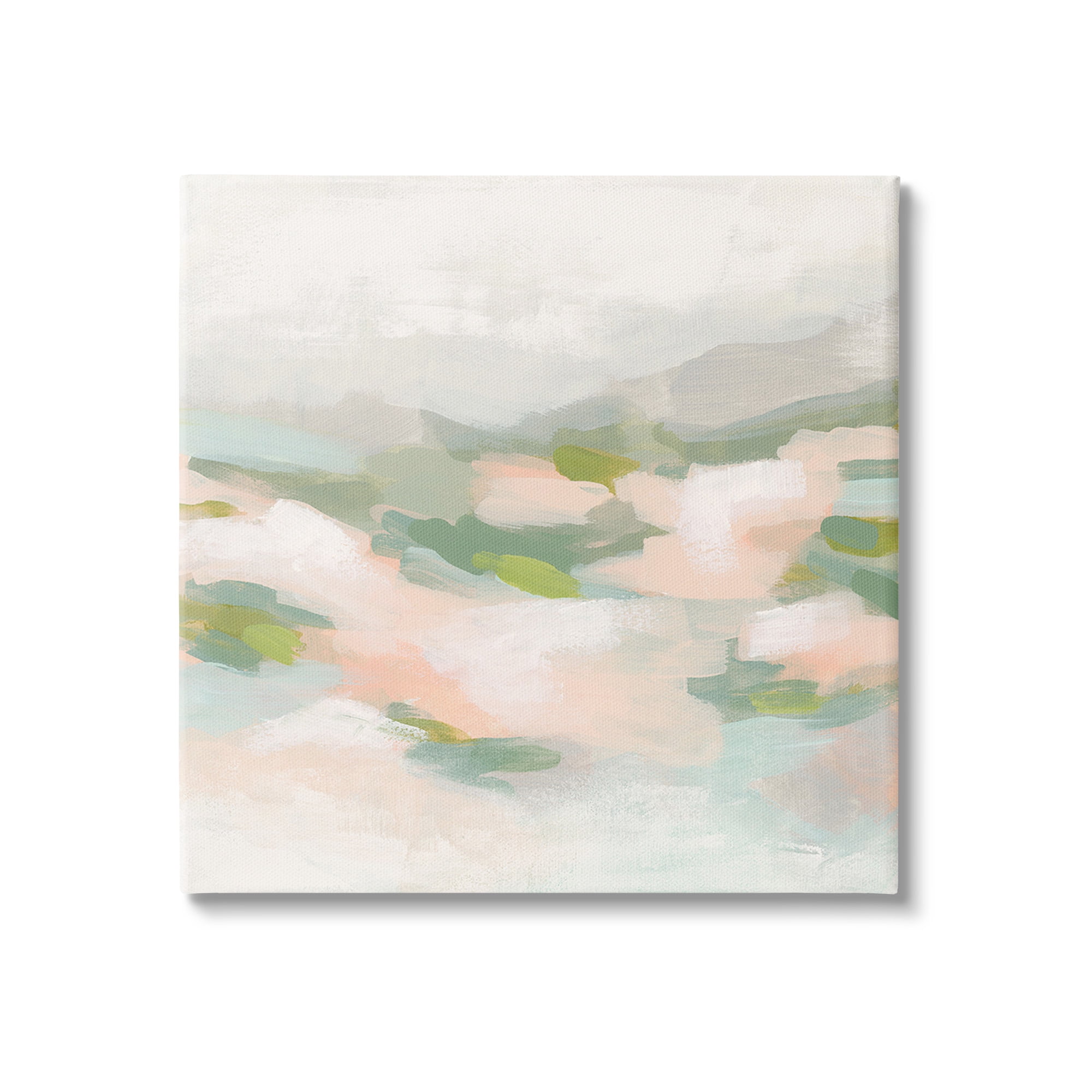 Stupell Industries Pastel Nature Landscape Abstract Painting Gallery Wrapped Canvas Art Print Wall Art, 30 x 30
