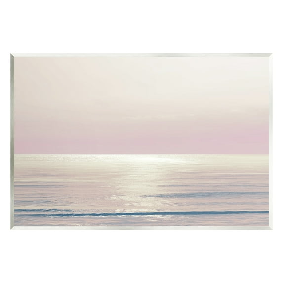 Stupell Industries Pastel Ocean Horizon Landscape Photography Unframed Art Print Wall Art, 19 x 13