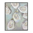 thumbnail image 1 of Stupell Industries Pastel Oysters Still Life Food & Beverage Painting Black Framed Art Print Wall Art, 16 x 20, 1 of 2