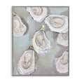 thumbnail image 1 of Stupell Industries Pastel Oysters Still Life Food & Beverage Painting Gray Framed Art Print Wall Art, 16 x 20, 1 of 2