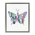 thumbnail image 1 of Stupell Industries Pastel Patterned Butterfly Animals & Insects Painting Gray Floater Framed Art Print Wall Art, 17 x 21, 1 of 10