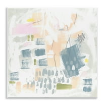 Stupell Industries Pastel Patterned Expression Abstract Painting Unframed Art Print Wall Art, 12 x 12