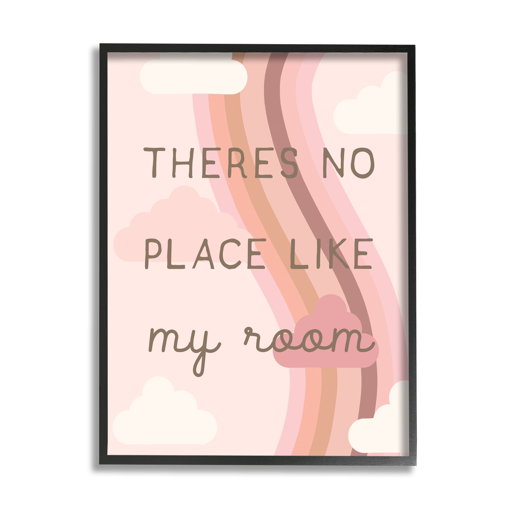 Stupell Industries Pastel Pink Clouds Room Quote Typography , 16 x 20, Design by Lil' Rue